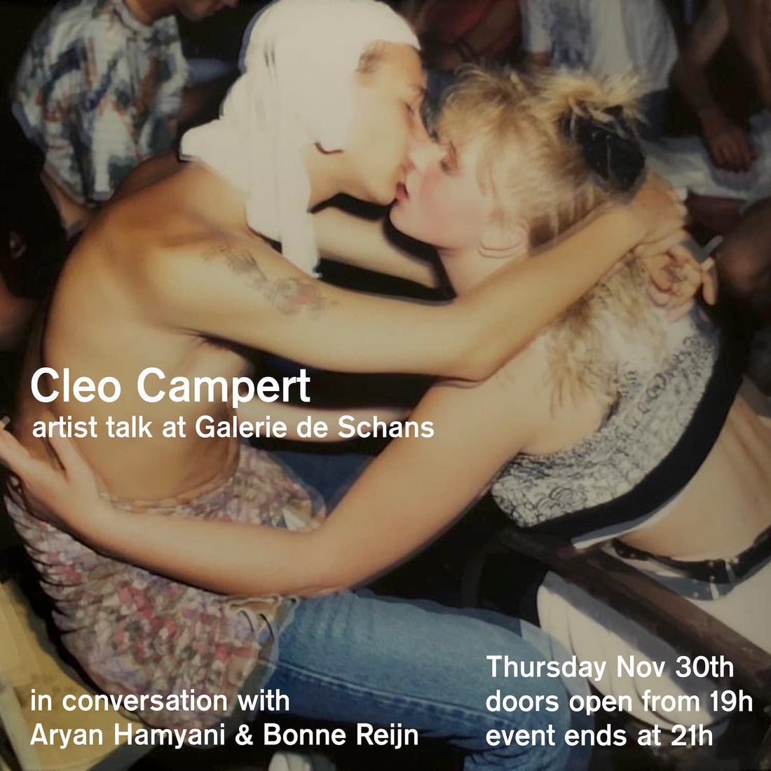 CLEO CAMPERT ARTIST TALK AT GALERIE DE SCHANS