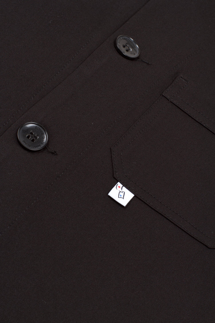 Black Wool-Poly