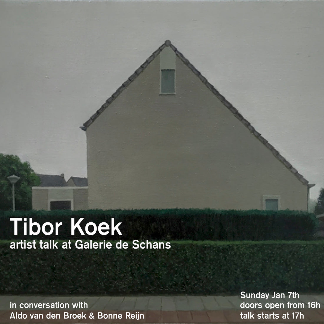 TIBOR KOEK ARTIST TALK AT GALERIE DE SCHANS