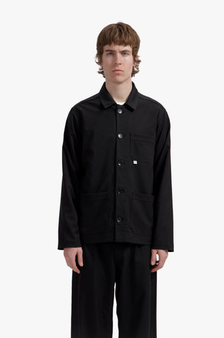 Black Wool-Poly