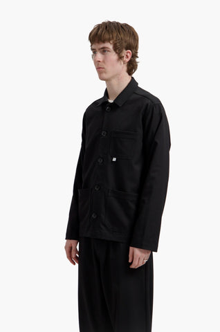 Black Wool-Poly