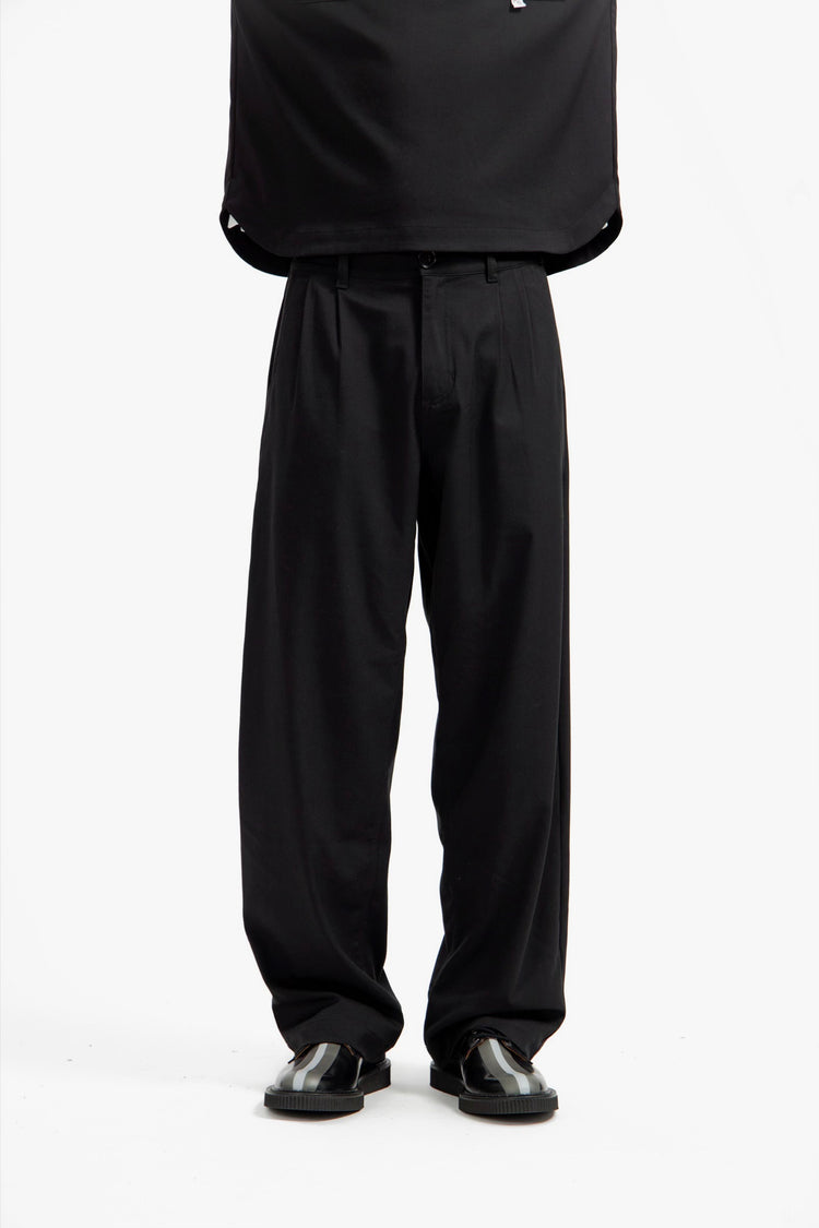Black Wool-Poly