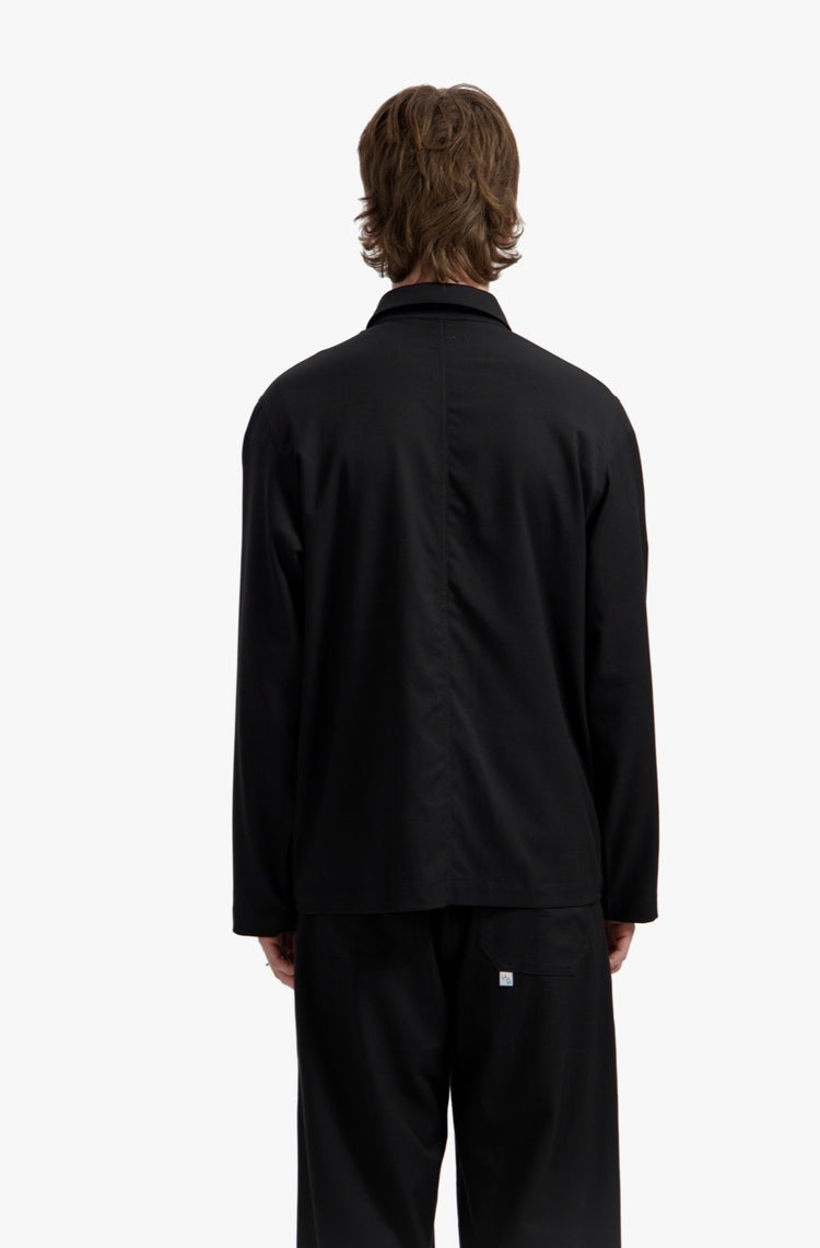 Black Wool-Poly