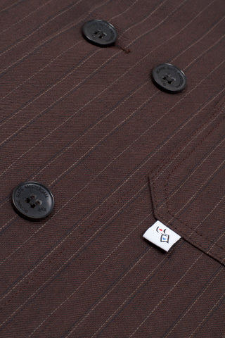 Brown Pinstripe