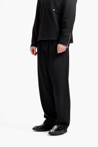 Black Wool-Poly