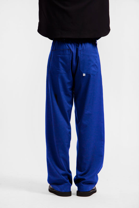 Moerheim Blue Wide Fit Pants
