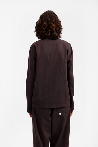 Brown Pinstripe